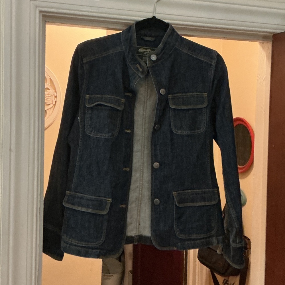 Eddie Bauer Dark Blue Denim Jacket